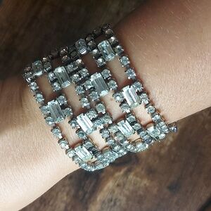 Vintage Faux Diamond Bracelet